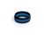 Silicone Wedding Band, Thin Blue Line, Size 9