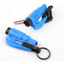 Resqme Window Breaker / Seat Belt Cutter, Blue