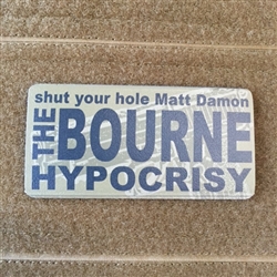 Bourne Hypocrisy Patch, Velcro Backed