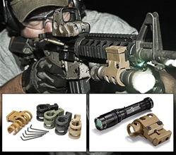 Viking Tactics VTAC-MK4 Light Mount, FLAT DARK EARTH - GEN 2