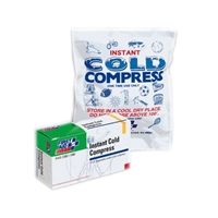 Instant Cold Pack Compress - Instant first aid ice cold pack compress 4" x 5", B-503