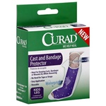 Curad Leg Cast and Bandage Cover Protector - Allows the user to shower while in a leg cast to protect cast or bandage from getting wet. Need to keep your cast dry while showering? Waterproof cast and bandage protector and cover. CUR200ALL