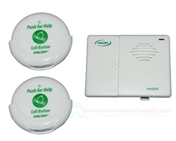 Smart Caregiver Nurse call button Patient Safety Call button. Two call button paging system with wireless pager. TL-5102TP