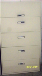 Steelcase 800 Series 5 Drawer Lateral File