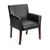 BOSS Black Leather Guest Chair NEW !!