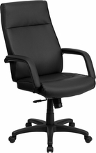 NEW High Back Leather Executive Chair with Memory Foam