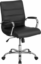 New Mid Back Leather Conference Chair