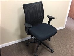 Steelcase Jersey Black Mesh Chair