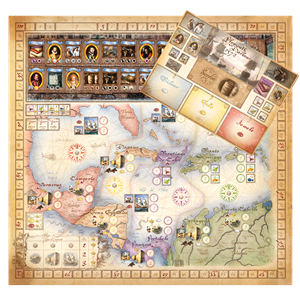 Francis Drake: Replacement Parts - Game Board & Plymoth Harbor Board