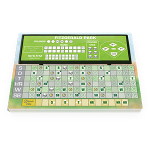 Baseball Highlights: The Dice Game Score Pad