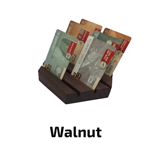Deluxe Game Trays - Medium Card - Walnut