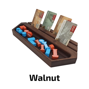 Deluxe Game Trays - Large Combo - Walnut
