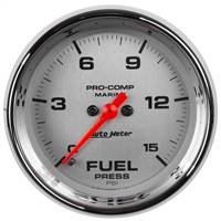 FUEL PRESSURE 15 PSI 2-1/16" PLATINUM