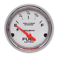 Fuel Level 2-1/16" Platinum