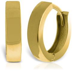 ALARRI 14K Solid Gold Glorietta Huggie Earrings