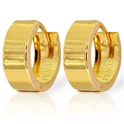ALARRI 14K Solid Gold Lillian Huggie Earrings