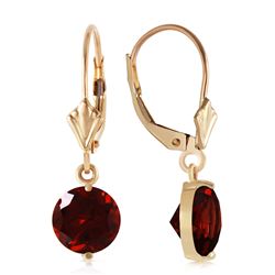 ALARRI 3.1 CTW 14K Solid Gold Prettygirl Garnet Earrings