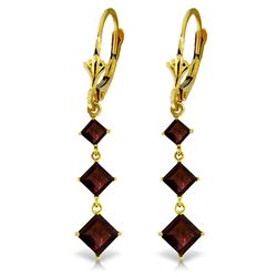 ALARRI 4.79 Carat 14K Solid Gold Adrenaline Garnet Earrings