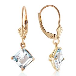 ALARRI 3.2 Carat 14K Solid Gold Excellence Aquamarine Earrings