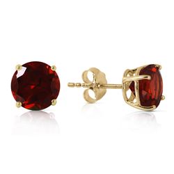 ALARRI 3.1 Carat 14K Solid Gold Dream Your Heart Garnet Earrings