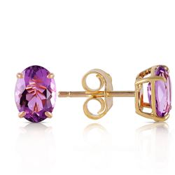 ALARRI 1.8 CTW 14K Solid Gold To Immortality Amethyst Earrings