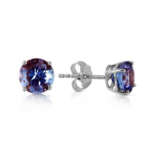 ALARRI 0.95 CTW 14K Solid White Gold Own Standard Tanzanite Earrings