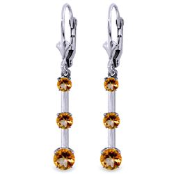 ALARRI 2.5 CTW 14K Solid Gold Kiss Like That Citrine Earrings