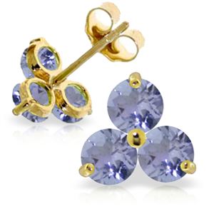 ALARRI 1.5 Carat 14K Solid Gold Never Said Otherwise Tanzanite Earrings