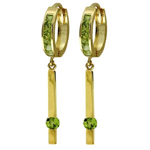 ALARRI 1.35 CTW 14K Solid Gold Worthwhile Peridot Earrings