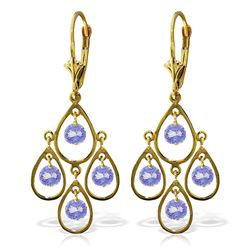 ALARRI 2.4 Carat 14K Solid Gold Chandelier Earrings Tanzanite