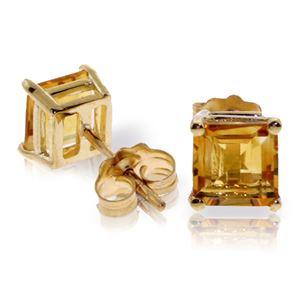 ALARRI 1.75 CTW 14K Solid Gold Orchid's Heart Citrine Earrings