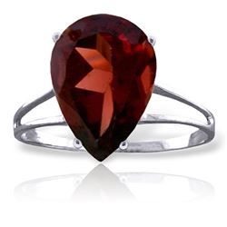 ALARRI 5 CTW 14K Solid White Gold This Tender Night Garnet Ring