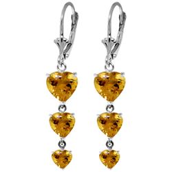 ALARRI 6 Carat 14K Solid Gold Excite My Imagination Citrine Earrings