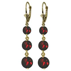 ALARRI 7.2 Carat 14K Solid Gold Rainfall Garnet Earrings