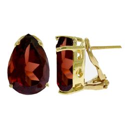 ALARRI 10 Carat 14K Solid Gold Inspiration Garnet Earrings