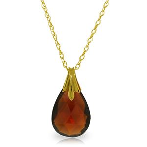 ALARRI 3 CTW 14K Solid Gold Nude Sight Garnet Necklace