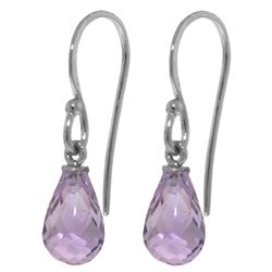 ALARRI 2.7 CTW 14K Solid White Gold Boisterous Amethyst Earrings