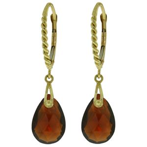 ALARRI 6 Carat 14K Solid Gold Aphrodite Garnet Earrings