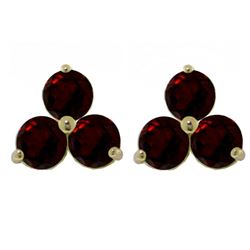 ALARRI 1.5 CTW 14K Solid Gold Where There's Smoke Garnet Earrings