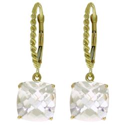 ALARRI 7.2 CTW 14K Solid Gold Dakota White Amethyst Earrings