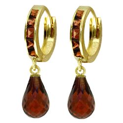ALARRI 5.35 CTW 14K Solid Gold Olympia Garnet Earrings