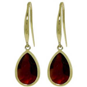 ALARRI 5 Carat 14K Solid Gold Unstoppable Garnet Earrings