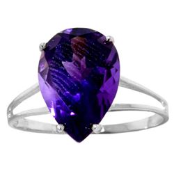 ALARRI 5 Carat Sterling Silver Made For Me Amethyst Ring