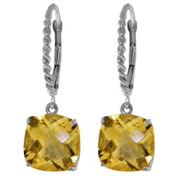 ALARRI 7.2 Carat Sterling Silver Begin To Unfold Citrine Earrings