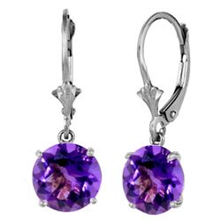 ALARRI 2.7 Carat Sterling Silver Has Just Begun Amethyst Earrings