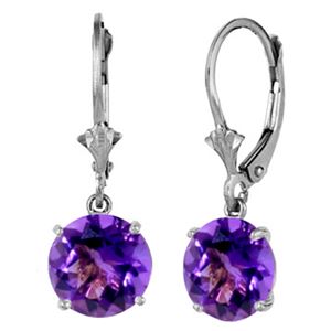 ALARRI 2.7 Carat Sterling Silver Has Just Begun Amethyst Earrings