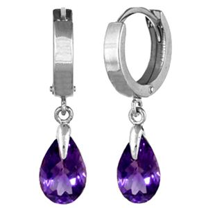 ALARRI 3 Carat Sterling Silver What It's About Amethyst Earrings