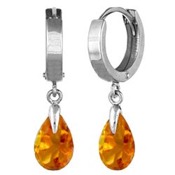 ALARRI 3 Carat Sterling Silver Rreason To Love Citrine Earrings