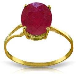 ALARRI 3.5 CTW 14K Solid Gold Something To Be Said Ruby Ring