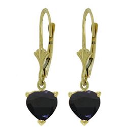 ALARRI 3.1 Carat 14K Solid Gold Cupid Intent Sapphire Earrings